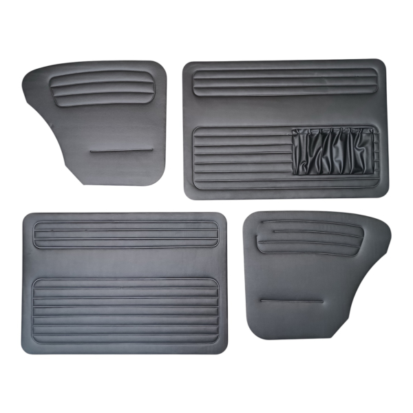 Türverkleidung schwarz VW Käfer Limousine 56-64 Innenaustattung Verkleidung für Türen Türpappen